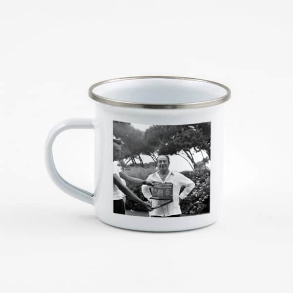 Tasse Émaillée | Tino Rossi pendant le tournage du film "l'âne de zigliara", Corse