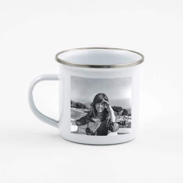 Tasse Émaillée | Françoise Hardy à Monticello, Corse