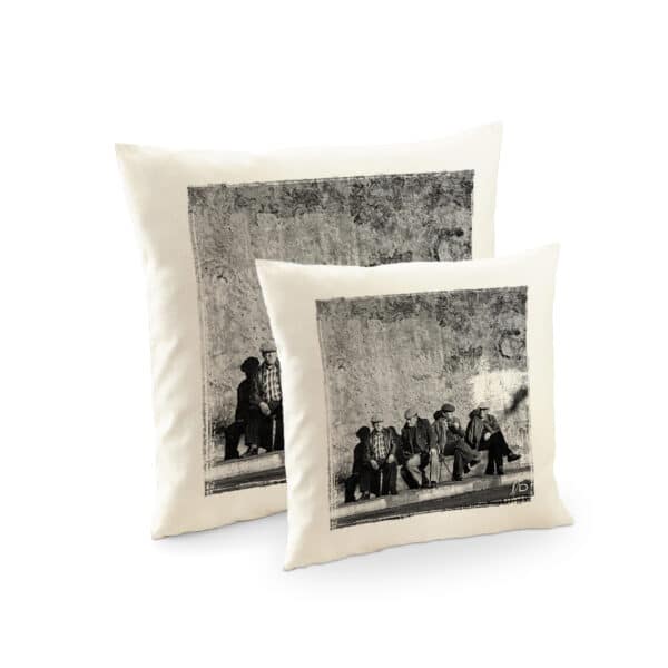 Housse de Coussin | Quatre Amis Au Soleil, Bastia
