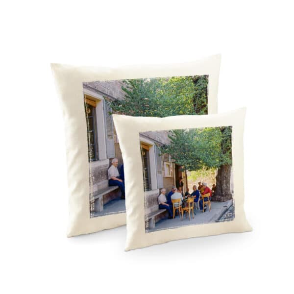 Housse de Coussin | La Partie de Cartes, Olivese