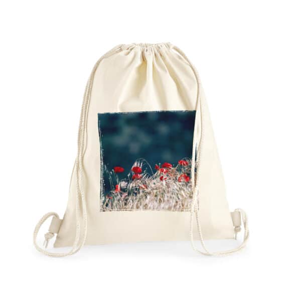 Sac à Dos Ficelle | Rouge Comme des Coquelicots