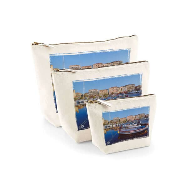 Pochette à Accessoires | Barque Au Port de Bastia, Corse
