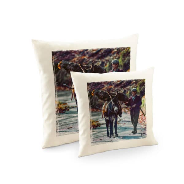 Housse de Coussin | L'Homme et son Âne, Corse