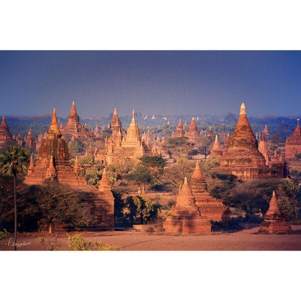 Photo d'art - Bagan temples - Birmanie Myanmar