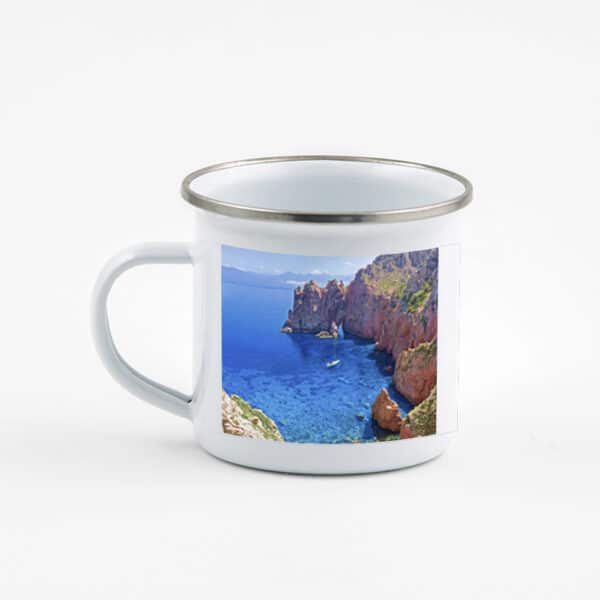 Tasse Émaillée | Capo Rosso, Corse
