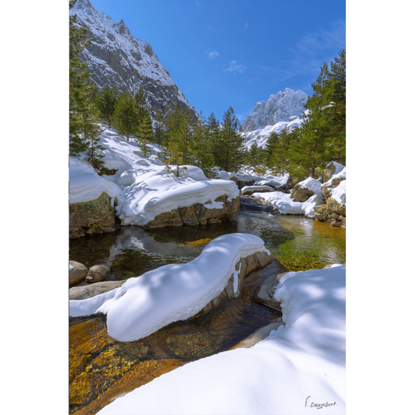 Photo de la Vallée de la Restonica en Corse