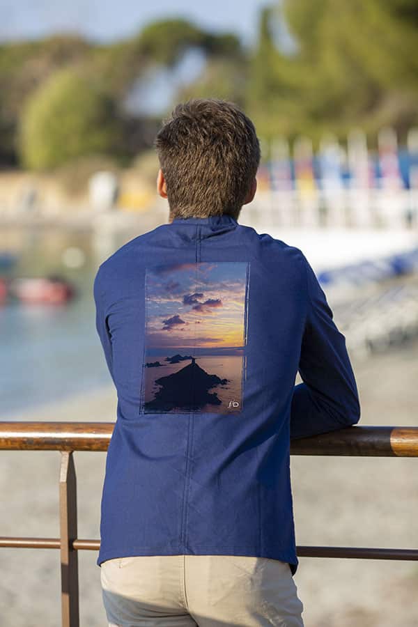 Veste Bleu de Chine -  Les Îles Sanguinaires, Ajaccio