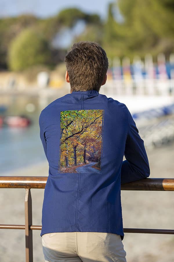 Veste Bleu de Chine - L’Automne en Castagniccia, Corse