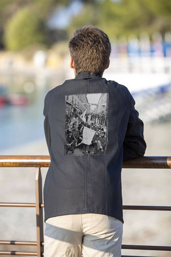 Veste Bleu de Chine - Manifestation, Corte