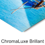 Plaque Chromaluxe® brillant